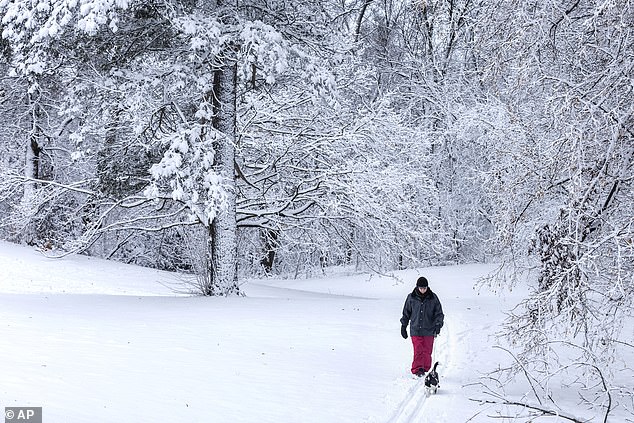 In some areas, temperatures are forecast to average around 20 degrees