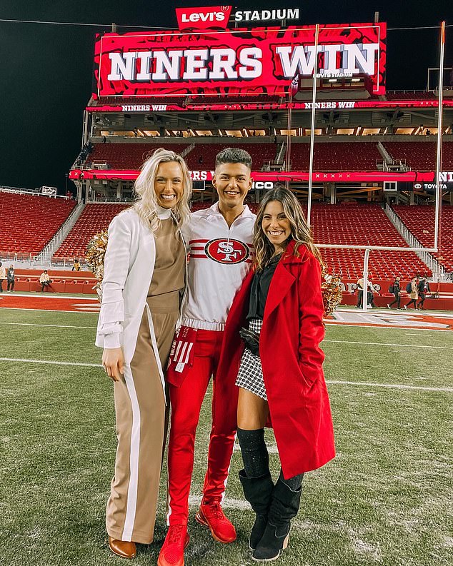 Previously, Jonathan Romero became the first male cheerleader to cheer on the Niners