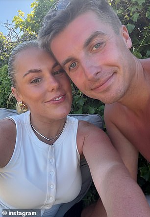 Brooke, 27, shared a gallery of precious photos on Instagram of her and her boyfriend Alex Heath celebrating with her brother and his girlfriend Kiah Broadsmith