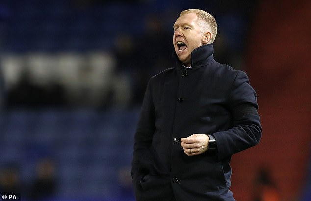 Paul Scholes did not play many games and left Oldham after seven games