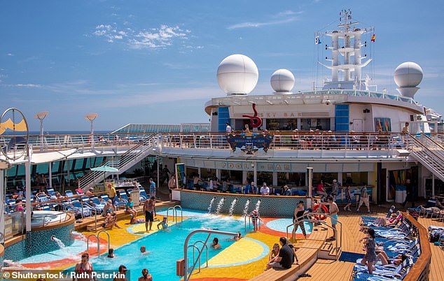 Norovirus infections are common on cruise ships due to limited space and shared facilities such as swimming pools and hot tubs, which can become hotspots for infections