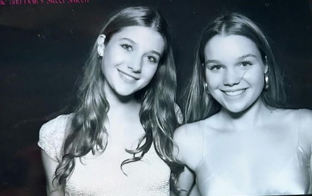 Romijn shared this beautiful black and white photo, taken in a photo booth, from the early birthday party she and O'Connell threw for their girls in September, showing just how grown up they are now