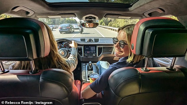 Romijn and O'Connell said in September that both girls had received their learner's permits while waiting to obtain their driver's license. 'First highway ride! @rebeccaromijn all about that "Allow life"'