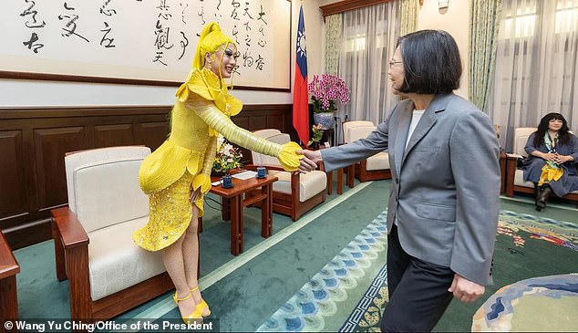 This led to the joke from Wind, who visited then-Taiwanese President Tsai Ing-wen earlier this year