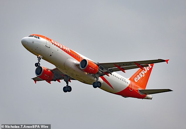 The EasyJet plane was unable to land at the UK airport and had to stop in Bari, Italy instead due to the chaos on board