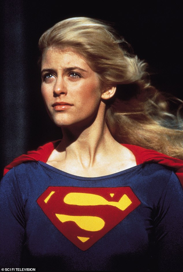 It's Helen Slater, 61 – known for her role as Kara Zor-El in the 1984 superhero film Supergirl