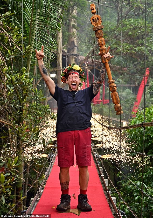 Danny Jones is the second McFly member to be crowned King of the Jungle, following in the footsteps of Dougie Poynter, who won the title in 2011.