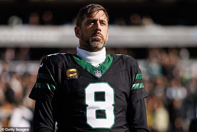 New York Jets quarterback Aaron Rodgers has been going through a rough patch in his career