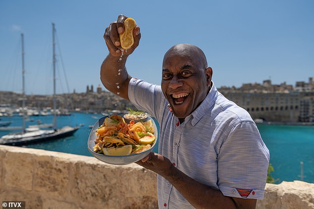 But TV chef Ainsley, who appeared on Celebrity MasterChef in August, has insisted the 'whole crew, including Gregg, were fantastic'