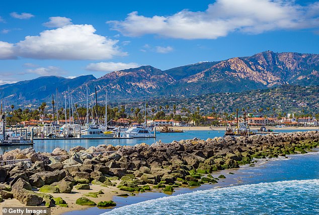 Santa Barbara has a whopping 329 rain-free days annually, with average temperatures ranging from 55 degrees to 65 degrees