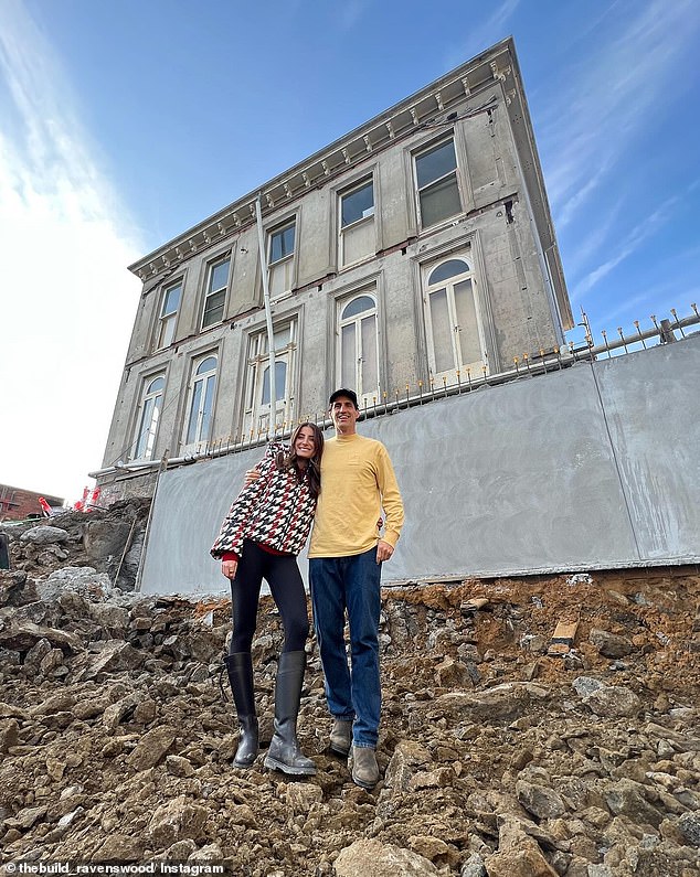 Andy Lee and Rebecca Harding (both pictured) have been criticized for their ambitious $5 million renovation of a mansion