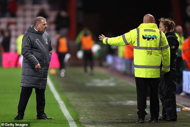 Ange Postecoglou confronted angry Tottenham fans after his side's defeat to Bournemouth