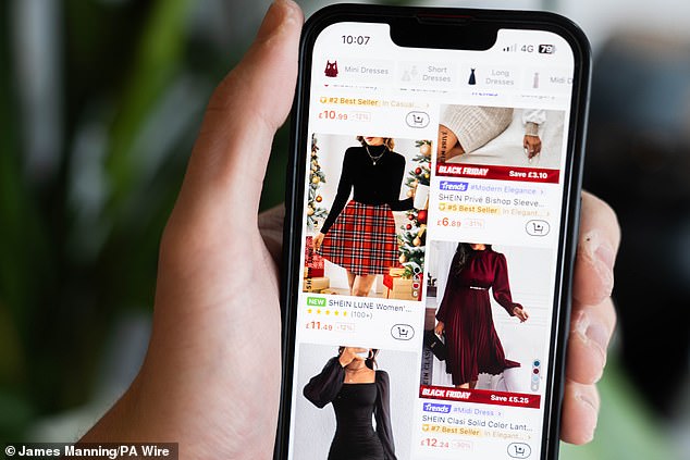 Shein is known for selling ultra-cheap clothing, such as dresses for as little as £3, and is particularly popular with Gen Z consumers