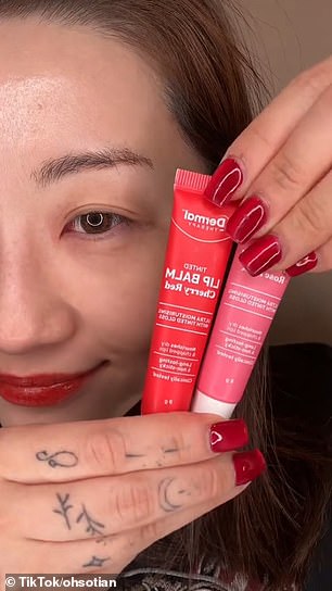 Tian Tsui tried out the new Dermal Therapy Tinted Lip Balm from Chemist Warehouse