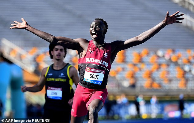 Teenage track star Gout Gout has had his day somewhat spoiled by ugly comments online