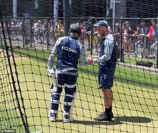 Steve Smith has suffered a painful hand injury during a net session in Adelaide