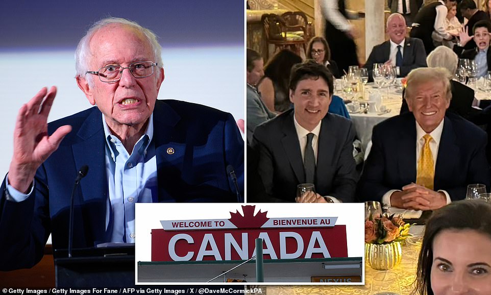 Senator Bernie Sanders indicated that he would not oppose Donald Trump's push to make Canada the 51st US state, but that he would have some requirements to support the president-elect if he were to pursue this move. The progressive independent senator joined X on Tuesday where he discussed the idea after it was first reported by Fox News.