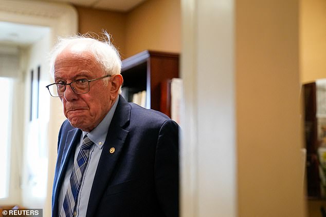 U.S. Senator Bernie Sanders (I-VT) at the U.S. Capitol in Washington, U.S., November 19, 2024