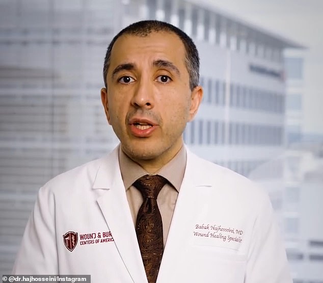 Hajhosseini is the founder of the Wound and Burn Centers of America, headquartered in the busy Beverly Grove area