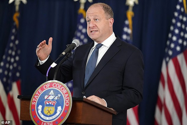 Colorado Governor Jared Polis accused Biden of 