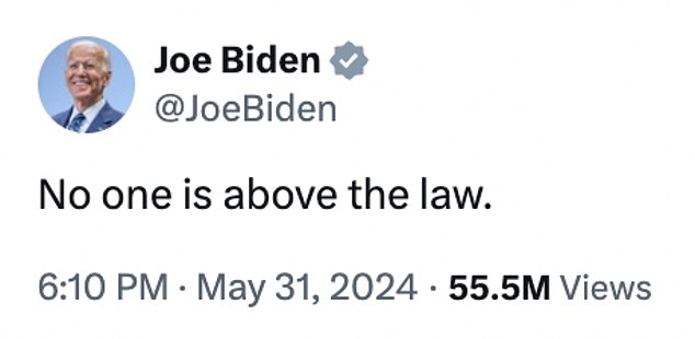 Biden has reversed his earlier promises not to use the presidency's extraordinary powers to benefit his family members