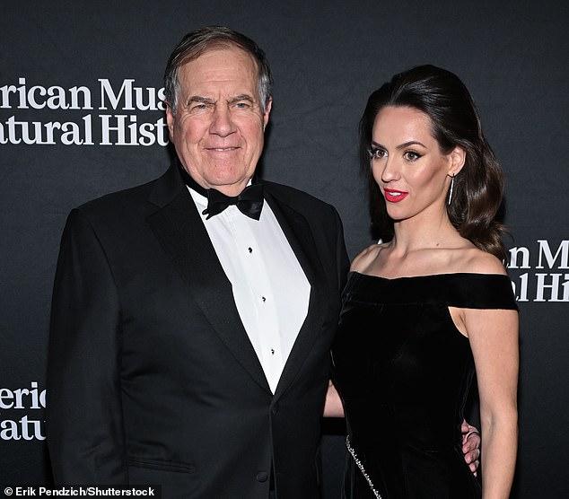 Bill Belichic, 72, with his 24-year-old girlfriend Jordon Hudson in New York last week