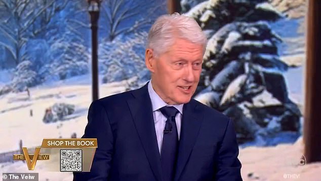 Bill Clinton said on The View that he was willing to talk to President Joe Biden about a likely pardon for Hillary Clinton