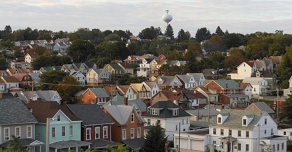 A view of the Fairview neighborhood from Altoona RegionalAltoona, PA GV