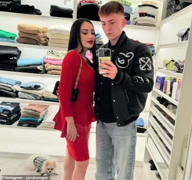 Brighton star Valentin Barco and his new fiancée Yaz Jaureguy have broken into Seville where he is on loan