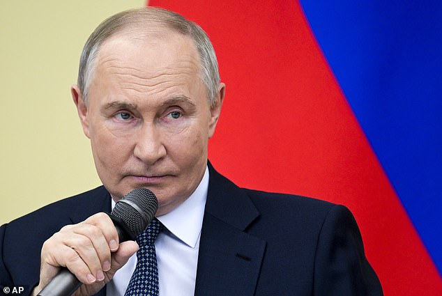 Russian President Vladimir Putin. The report describes Russia as a 