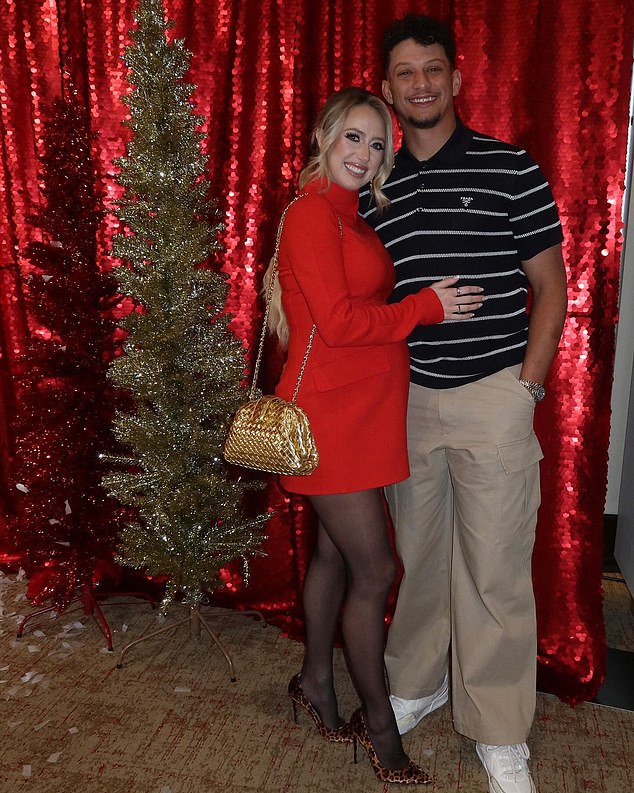 Brittany Mahomes celebrated the holidays in style while hanging out with husband Patrick