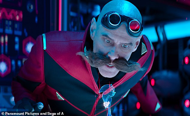 Despite once having an estimated net worth of $300 million, Carrey still has to make sure the bills get paid – which is why he's coming out of 'retirement'; seen in a still of Sonic