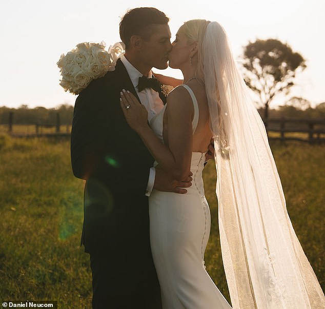 NRL and State of Origin star Matt Ballin has tied the knot with stunning Channel 7 sportscaster Alissa Smith