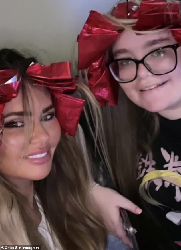 It comes after Chloe revealed the real reason why she abruptly pulled her daughter out of filming TOWIE (pictured by Chloe and her daughter Madison)