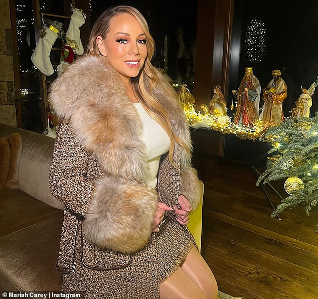 Stars galore have taken to their social media over Christmas to give their fans some enviable glimpses into their holiday plans, including Mariah