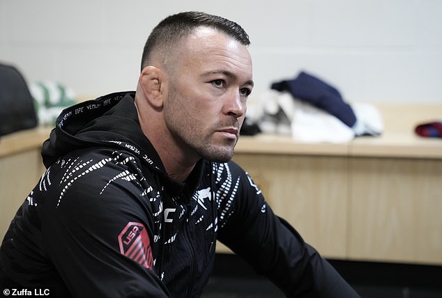 Colby Covington started his UFC fight against Joaquin Buckley kissing a Trump-inspired necklace