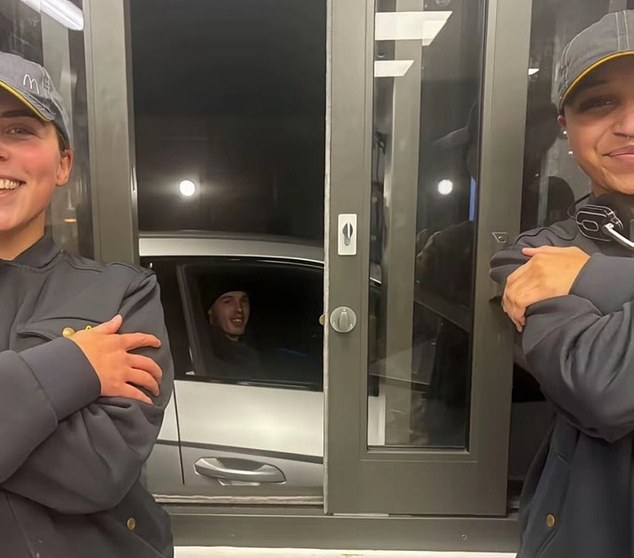 Palmer was spotted at a McDonald's drive-through during the November international break