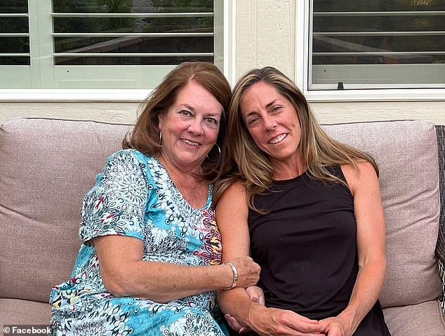 Jayna Lang, 46, pictured with her late mother, has been missing for a week after texting her brother that she was going shopping