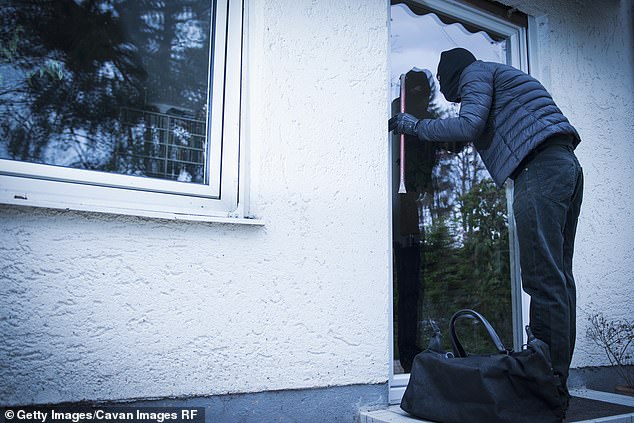 Arsenault said to always let people know that someone is home, so intruders are not surprised when they break in (stock image)