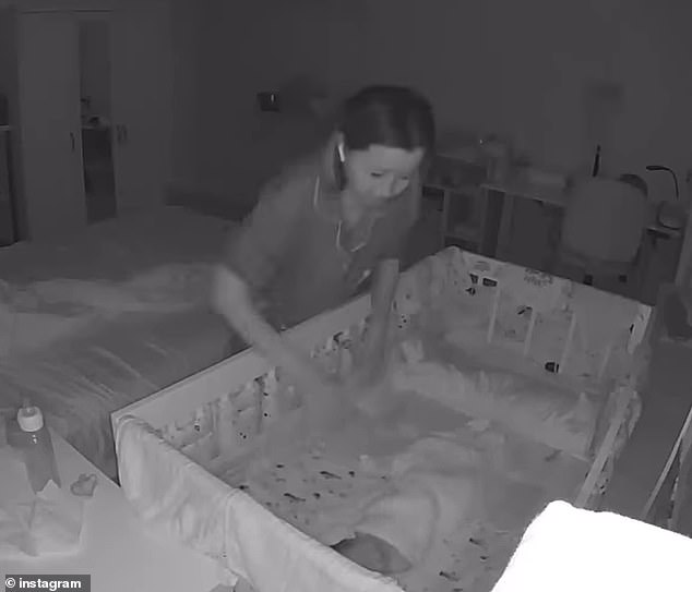 The cruel caregiver was caught beating, choking and throwing the newborn around like a rag doll in the nanny's shocking CCTV footage