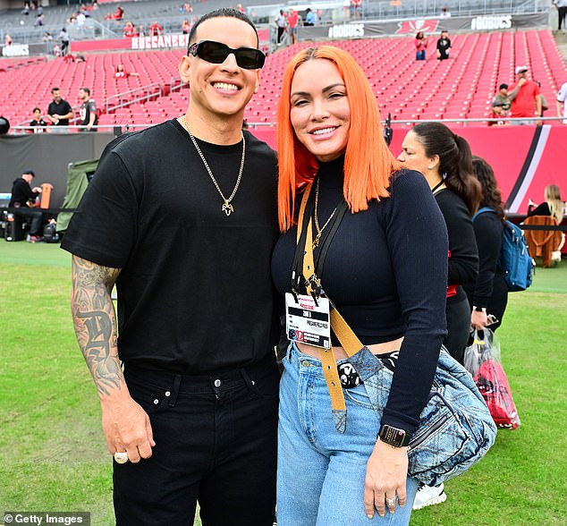 Daddy Yankee, 48, and his wife Mireddys González, 47, are calling it quits after 29 years of marriage. Pictured in Tampa in January 2023