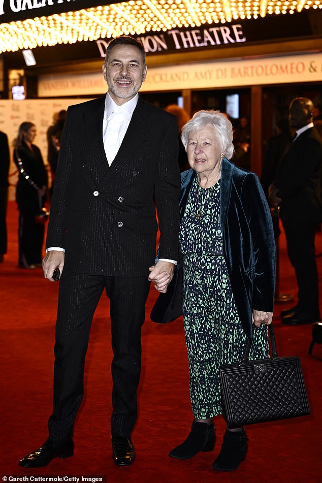 David Walliams treated his mother to a fun night out in London on Sunday evening and took her to The Devils Wears Prada The Musical charity gala