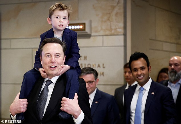 Musk posted numerous messages Wednesday morning disparaging Johnson's CR