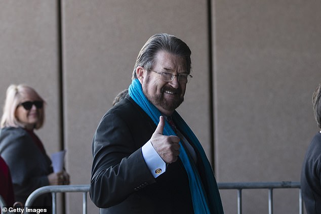 Derryn Hinch (pictured) has revealed he was admitted to hospital last week with a heart problem