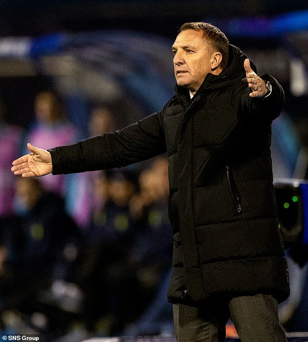 Celtic manager Brendan Rodgers was frustrated when he didn't see his side win in Zagreb