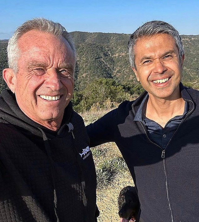 British cardiologist Dr. Aseem Malhotra (pictured right with RFK Jr) appeared on the Megyn Kelly show this week to discuss the link between red meat and colon cancer