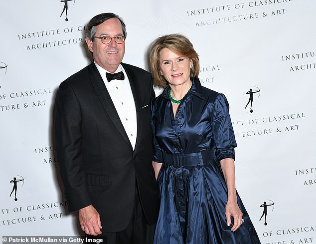 Donald Trump has nominated billionaire investment banker Warren Stephens as the next US ambassador to Britain. He is photographed with his wife Harriet at the 38th annual Arthur Ross Awards at The University Club in May 2019