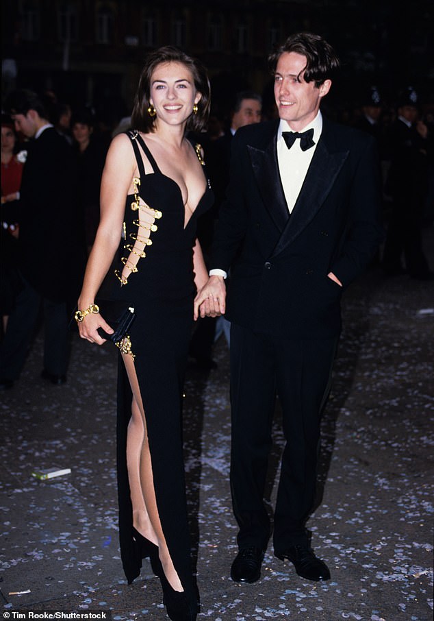 It comes after Elizabeth revealed she is no longer speaking to ex Hugh Grant after being linked to fame in THAT Versace dress at the premiere of his 1994 film Four Weddings And A Funeral.