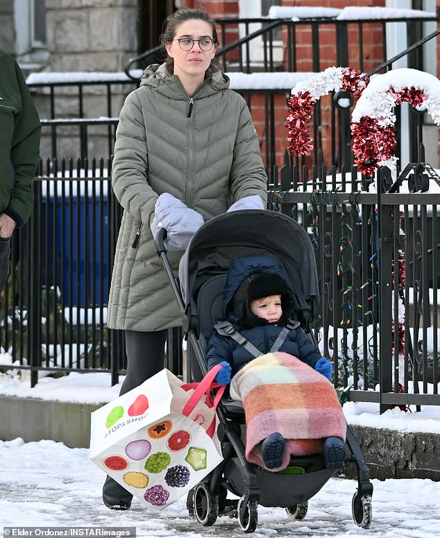 She wrote about moving herself and her then two-month-old son to London while Slater filmed Wicked - before leaving her for Grande after they met on the set of the film.