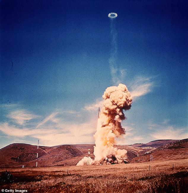 From 1962 to 1977, the passcode intended to prevent trigger-happy members of the Air Force from launching a nuclear attack was too easy to guess: 00000000. Historians say the shocking passcode was a rogue plan by the Air Force. Above, a Minuteman II missile test in 1965